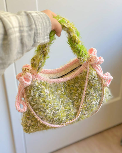 Tauri Top Handle Bag - Forest green (Ready stock)