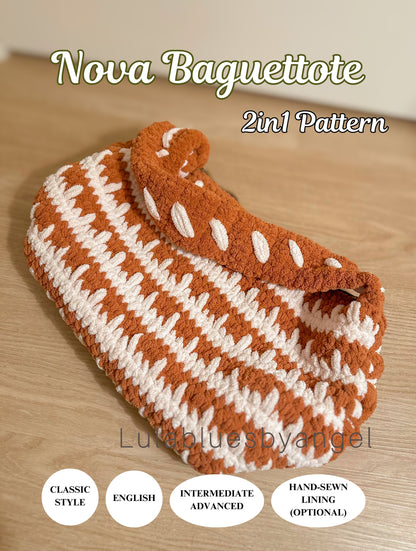 Nova Baguettote Classic 2-in-1 Bag Crochet Patterns