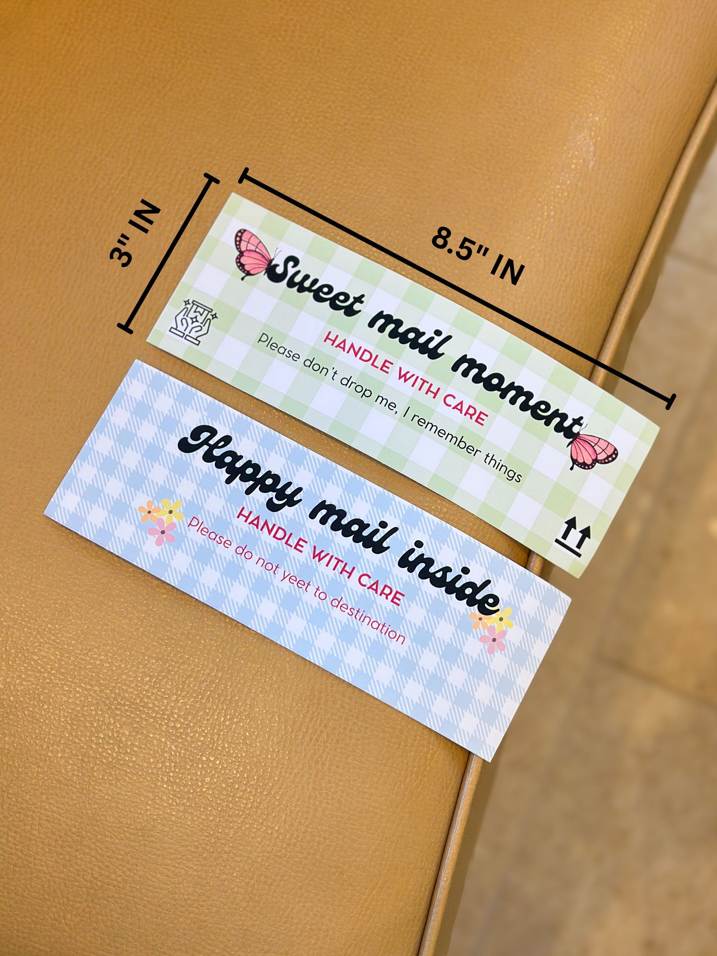 Packaging Box Label 8.5 x 3" - Matte (MOQ 6)