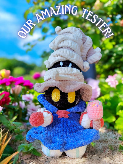 Black mage plushie pattern