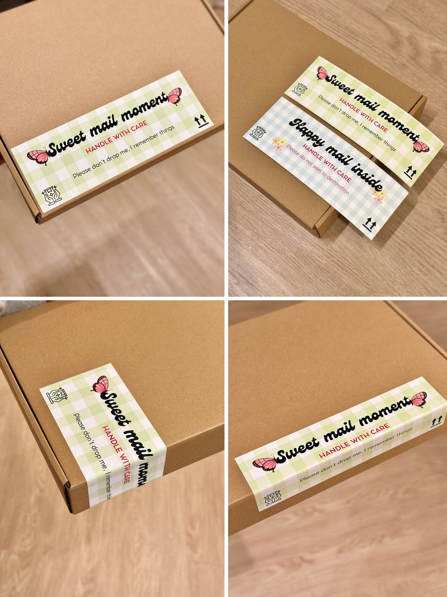 Packaging Box Label 8.5 x 3" - Matte (MOQ 6)