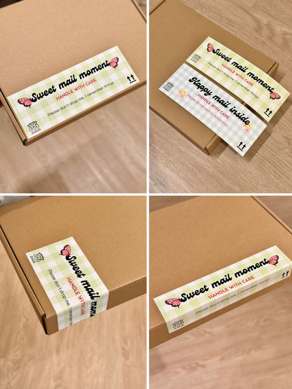 Packaging Box Label 8.5 x 3" - Matte (MOQ 6)