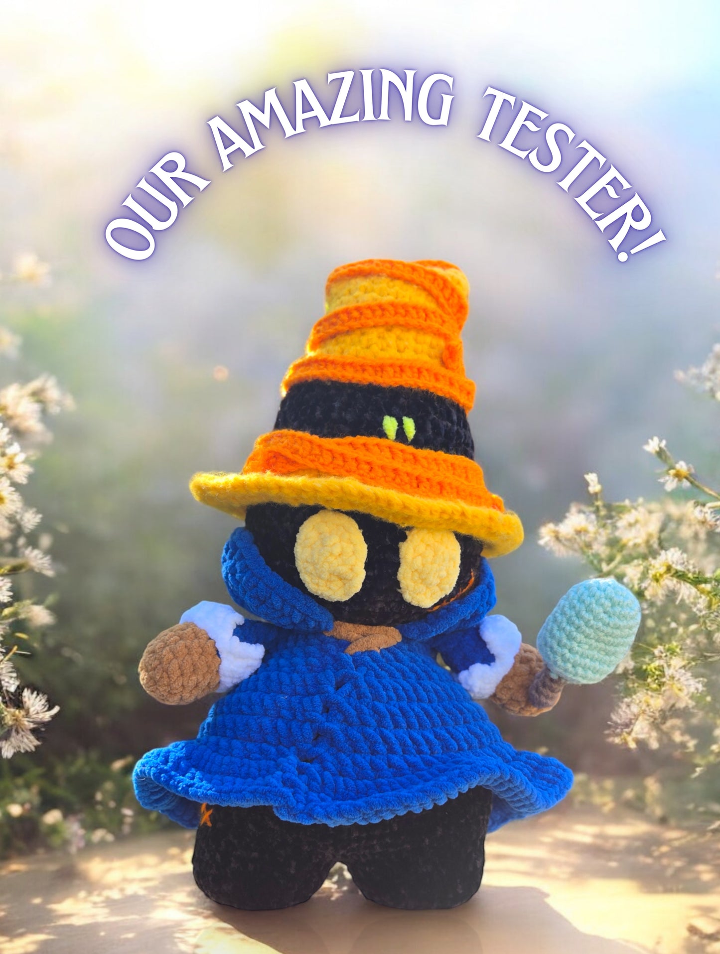 Black mage plushie pattern