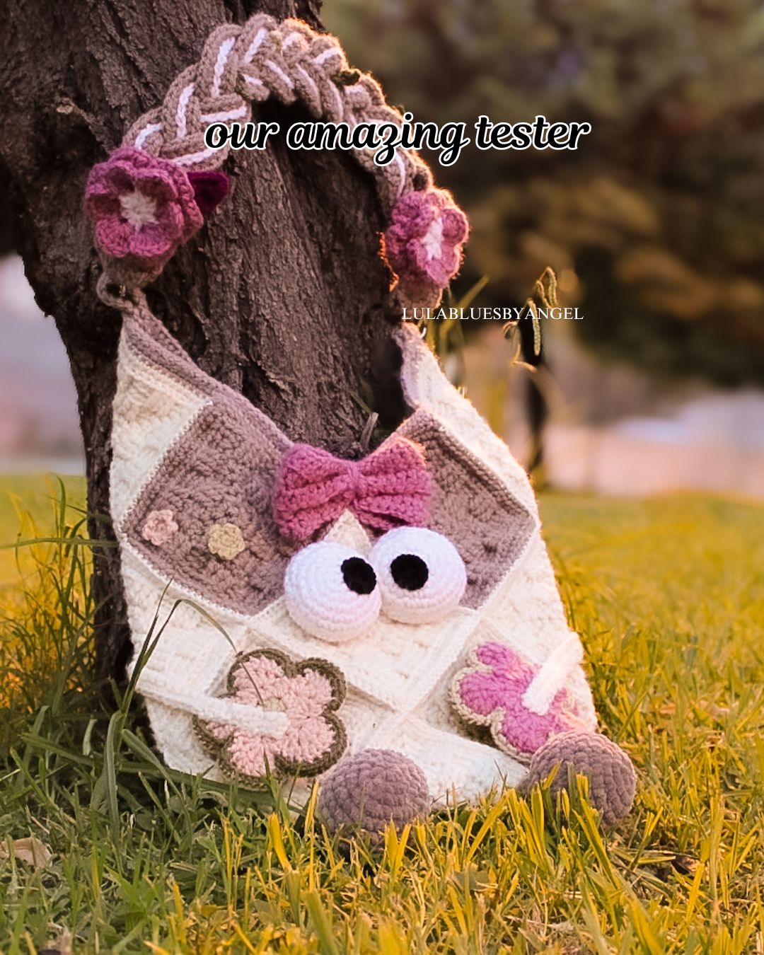 Googly tote ALL IN 1 crochet pattern