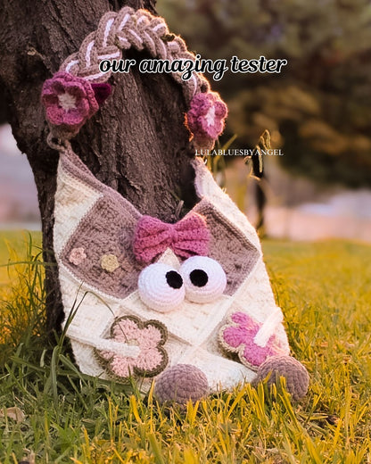Googly tote ALL IN 1 crochet pattern