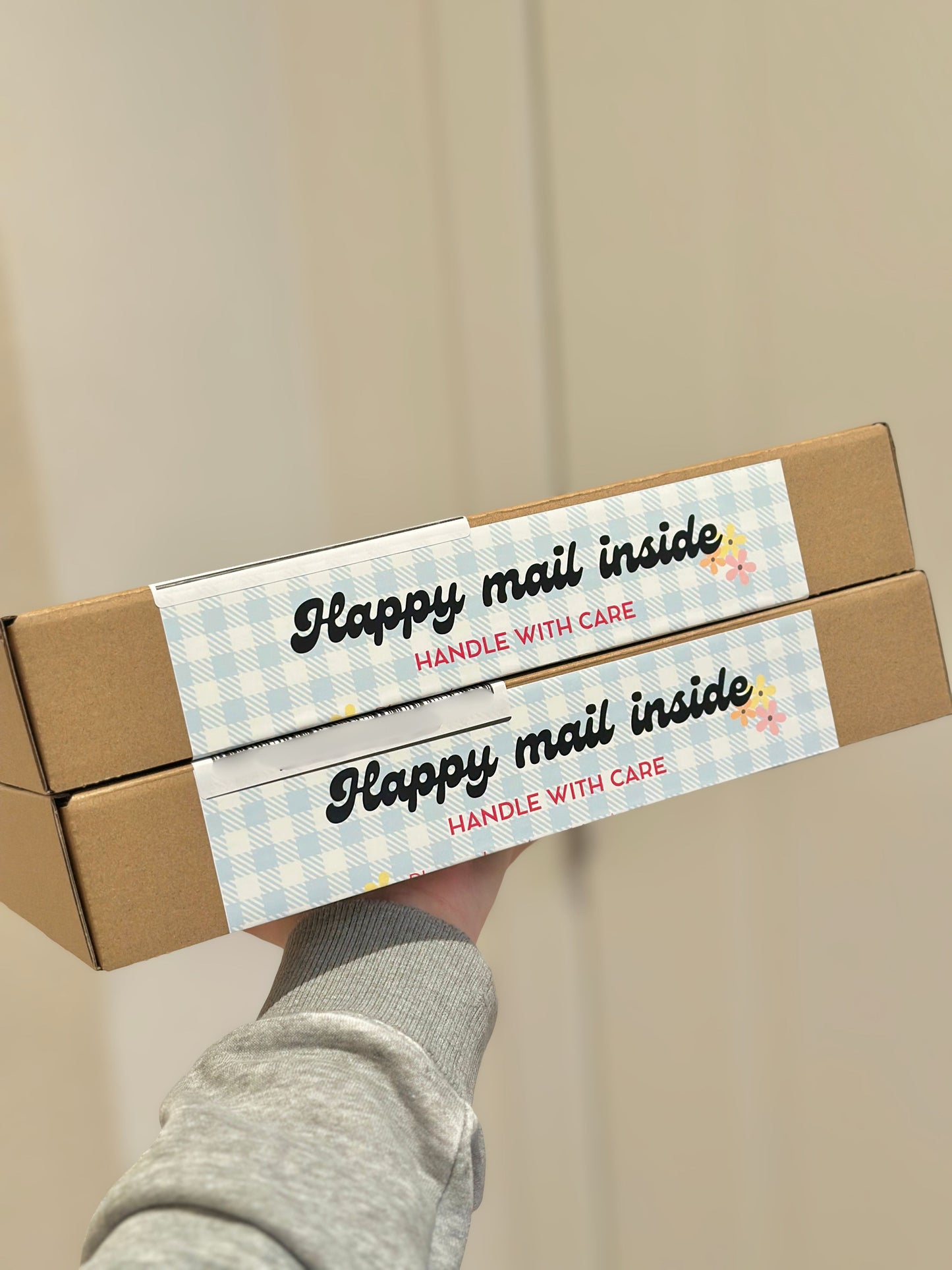 Packaging Box Label 8.5 x 3" - Matte (MOQ 6)