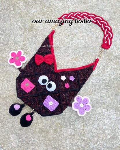 Googly tote ALL IN 1 crochet pattern