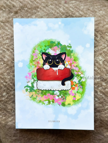Momosubi art print 5 x 7