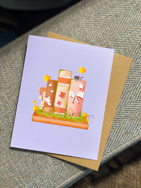 Tauri peek a book greeting card - set of 1 color