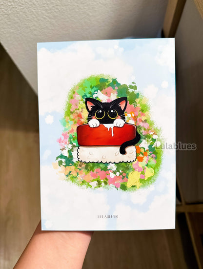 Momosubi art print 5 x 7