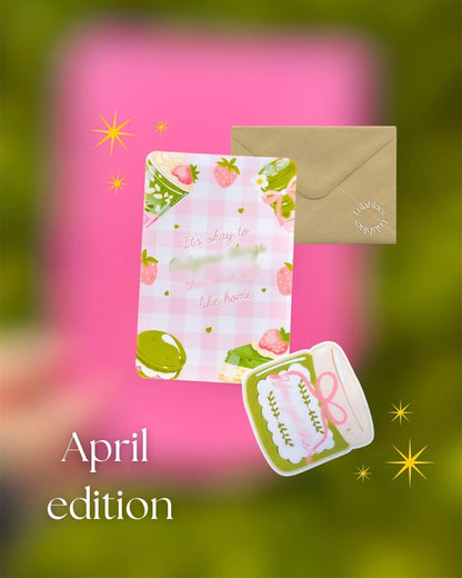 Feel Good Snail Mail Club Post Card and Sticker Subscription