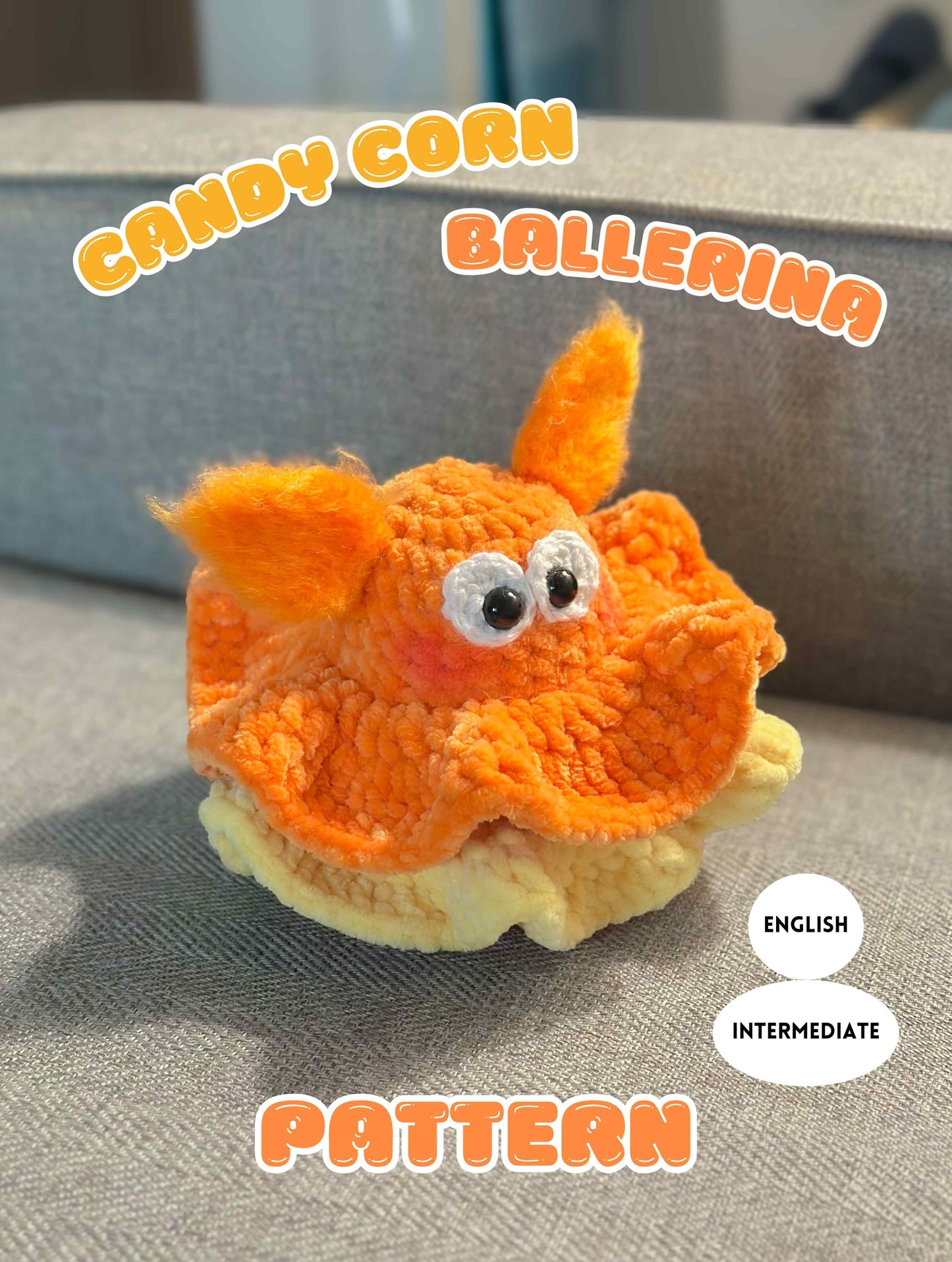 Candy Corn Ballerina Crochet Pattern