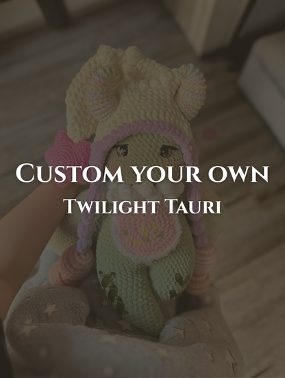 Custom Your Own - Twilight Tauri Plushie Jumbo (Made to Order)