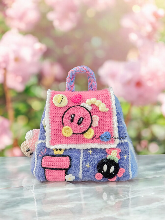 Game backpack convertible Fuzzy style (made to order)