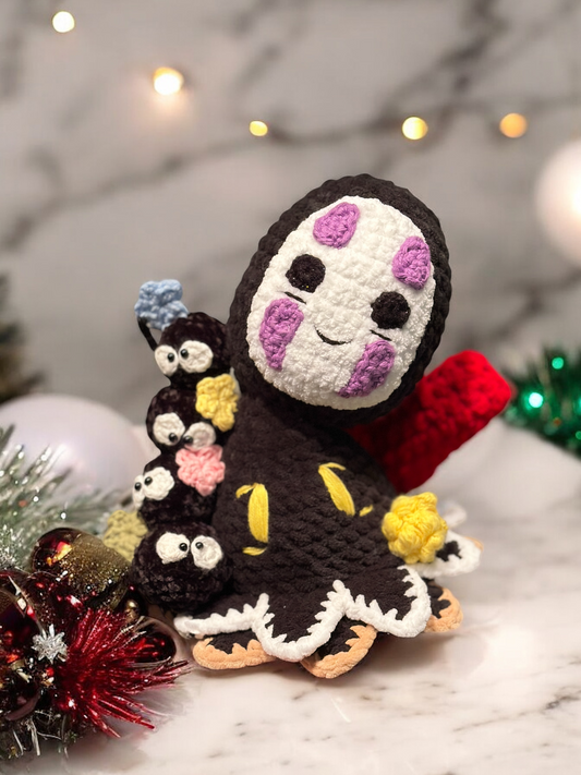 Star candy ghost art doll plushie medium (ready stock)