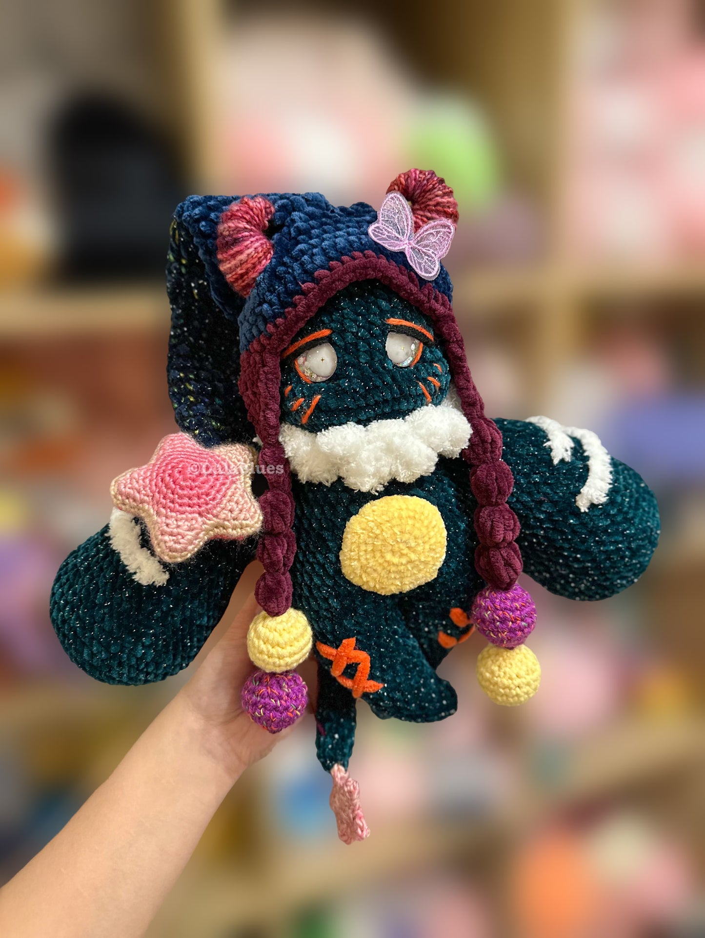 Sparkle Mini Tauri Plushie - Emerald Ver.2 (Made to Order)