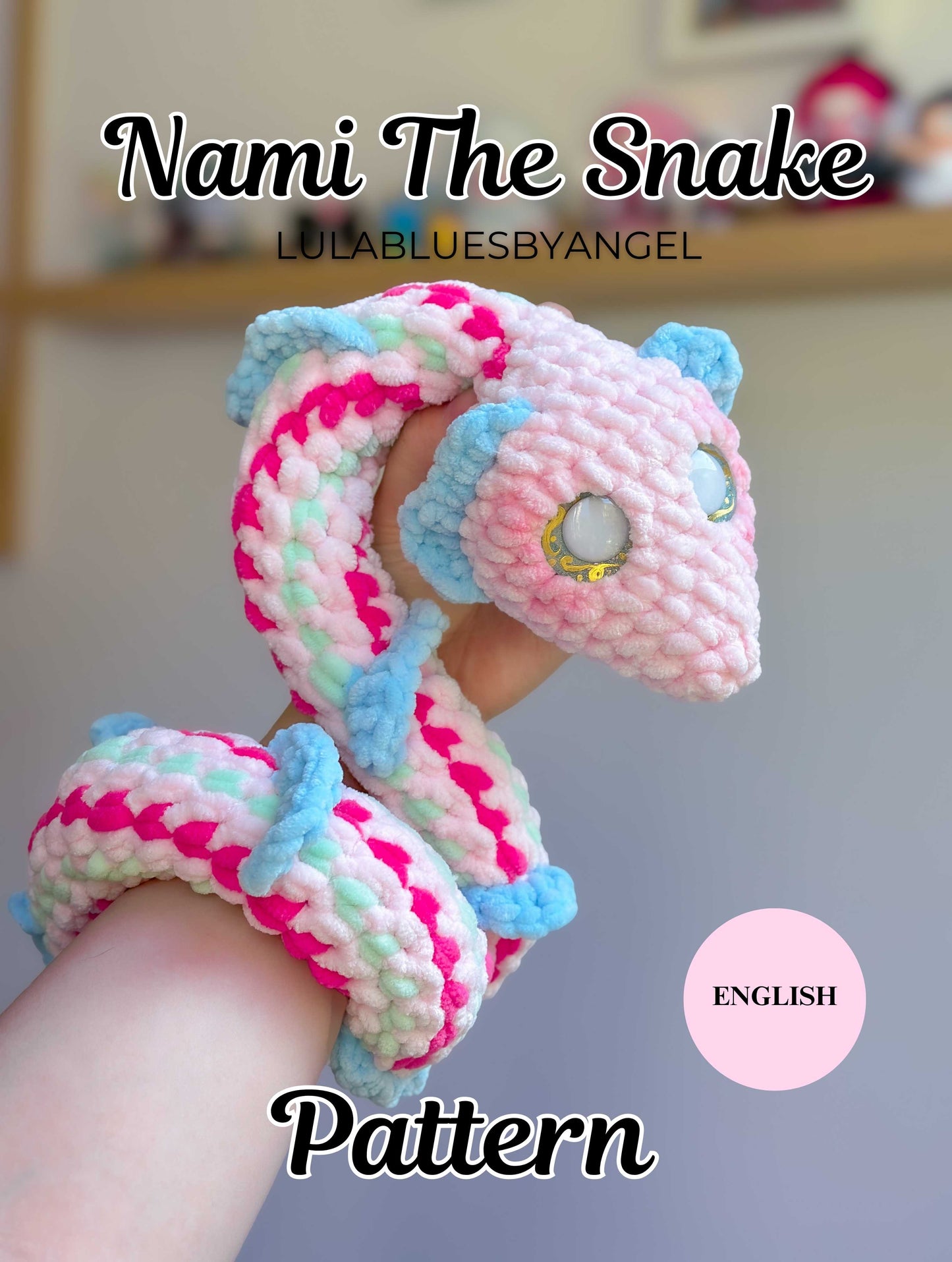 Nami the elemental snake crochet pattern