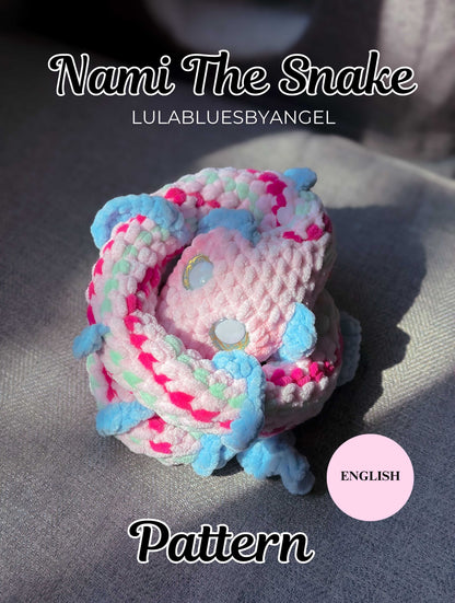 Nami the elemental snake crochet pattern