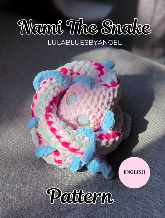Nami the elemental snake crochet pattern