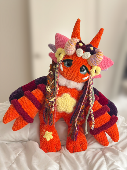 Nyxara Plushie - Sunset XL (Made to Order)