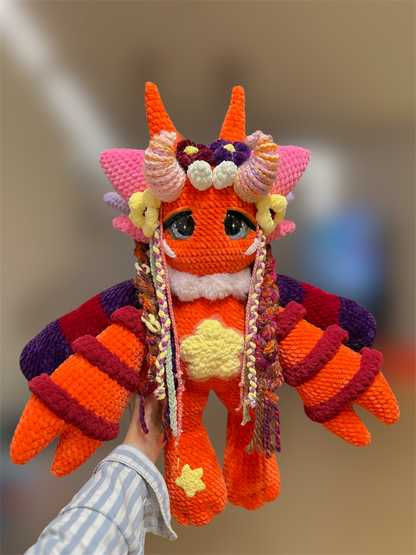 Nyxara Plushie - Sunset XL (Made to Order)