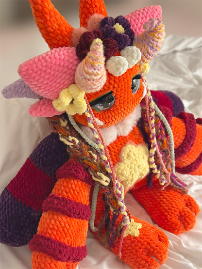 Nyxara Plushie - Sunset XL (Made to Order)