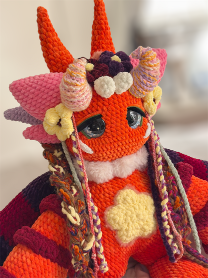 Nyxara Plushie - Sunset XL (Made to Order)