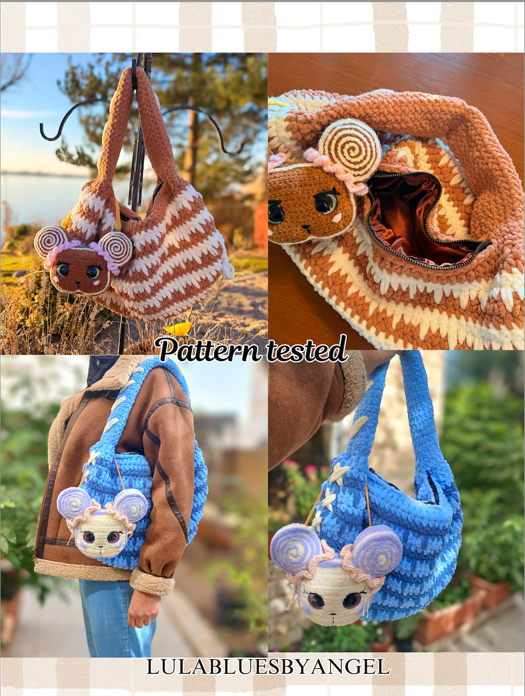 Nova Baguettote 3-in-1 Convertible Bag Crochet Patterns