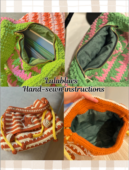 Nova Baguettote 3-in-1 Convertible Bag Crochet Patterns