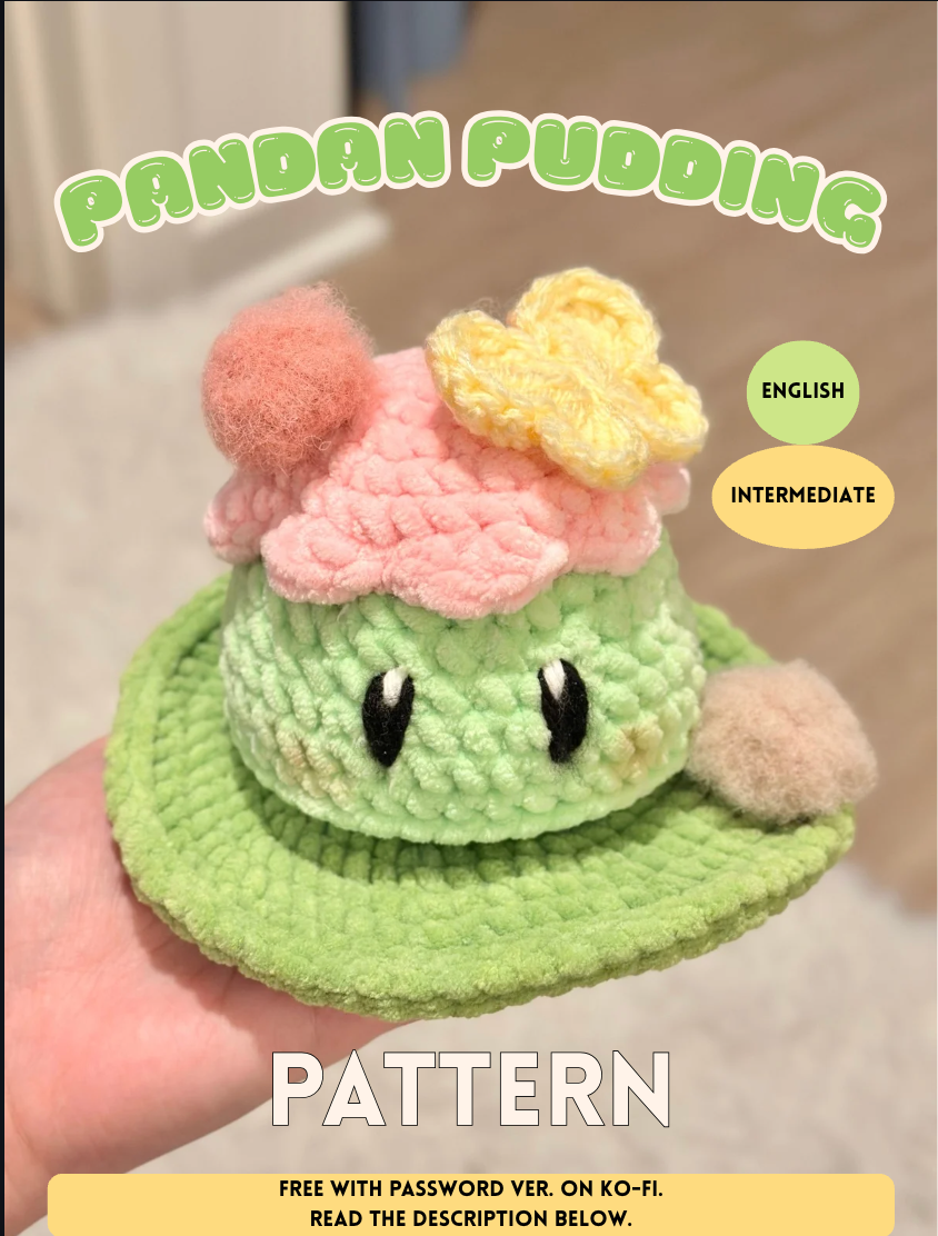 Pandan Pudding Crochet Pattern – No Password PDF Version