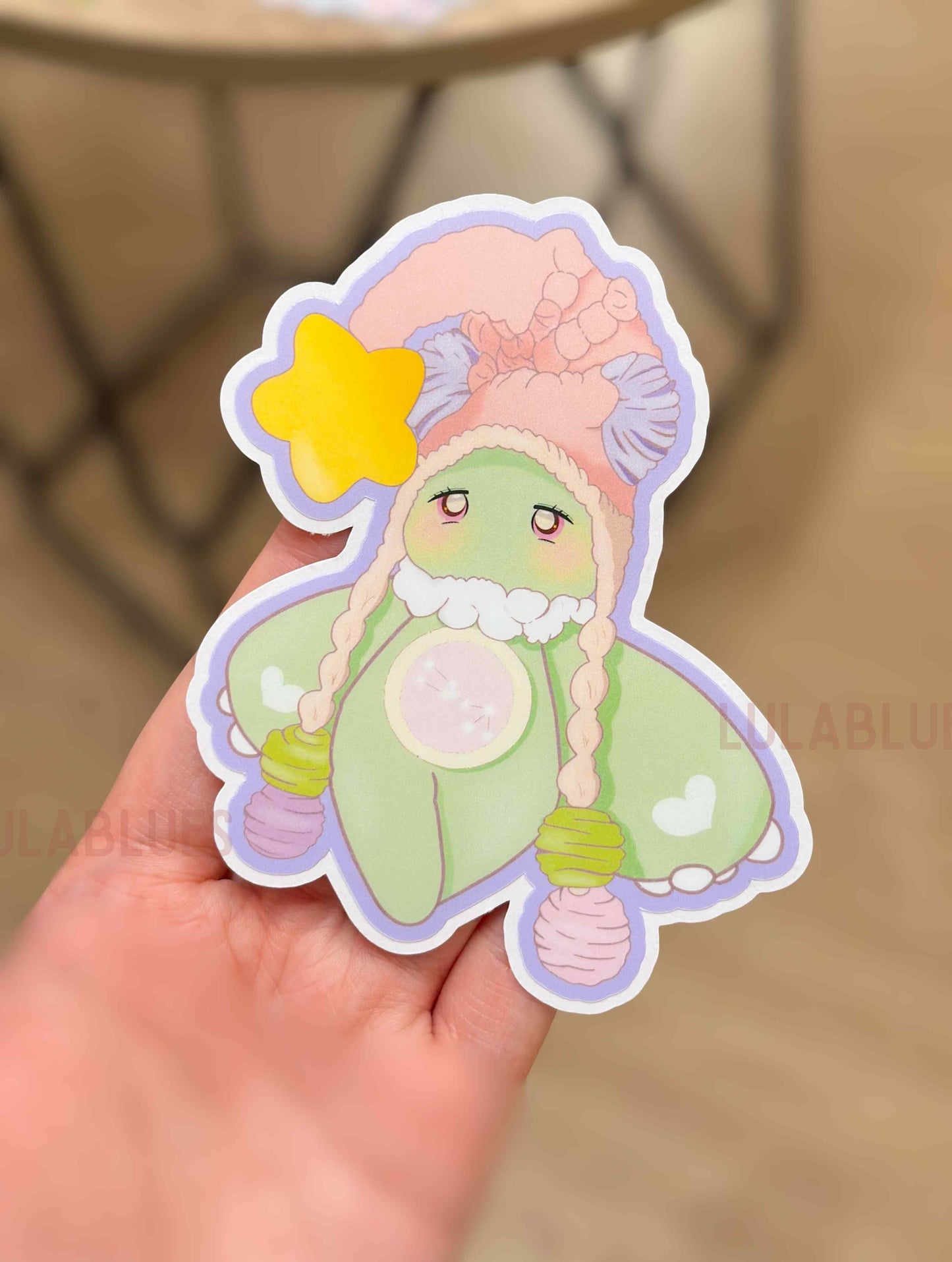 Tauri Easy Peel Vinyl Die Cut Sticker - Green (New Size)