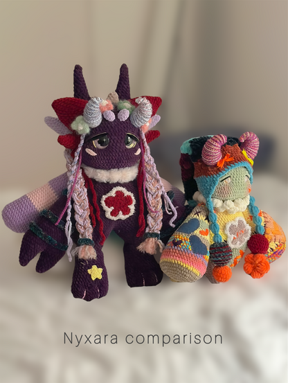 Nyxara Plushie - Sunset XL (Made to Order)