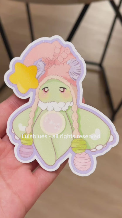 Tauri Easy Peel Vinyl Die Cut Sticker - Green (New Size)