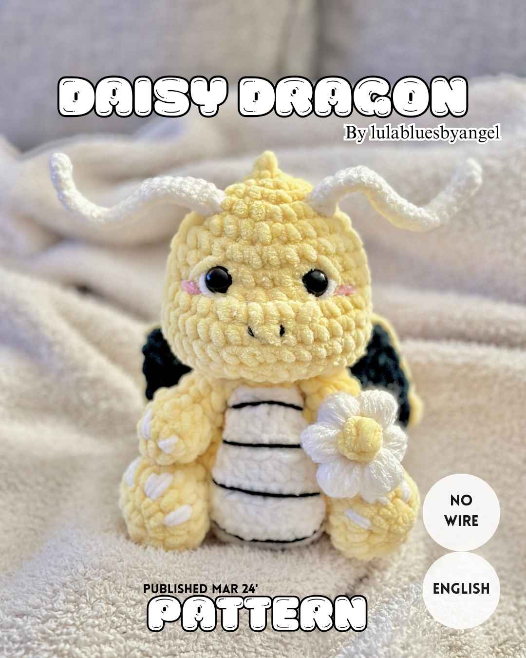 Daisy Dragon Crochet Pattern